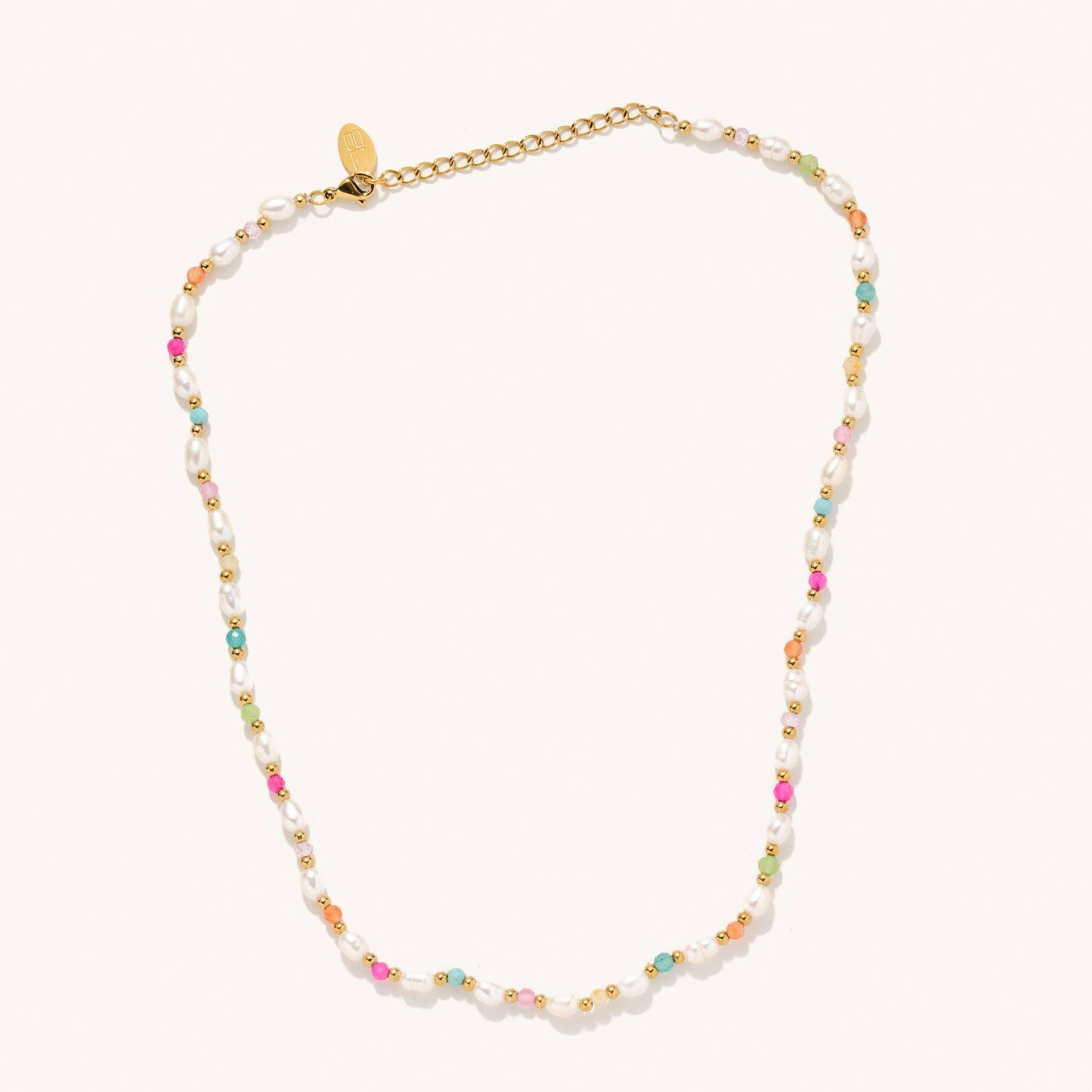 Colorful Pearl Necklace