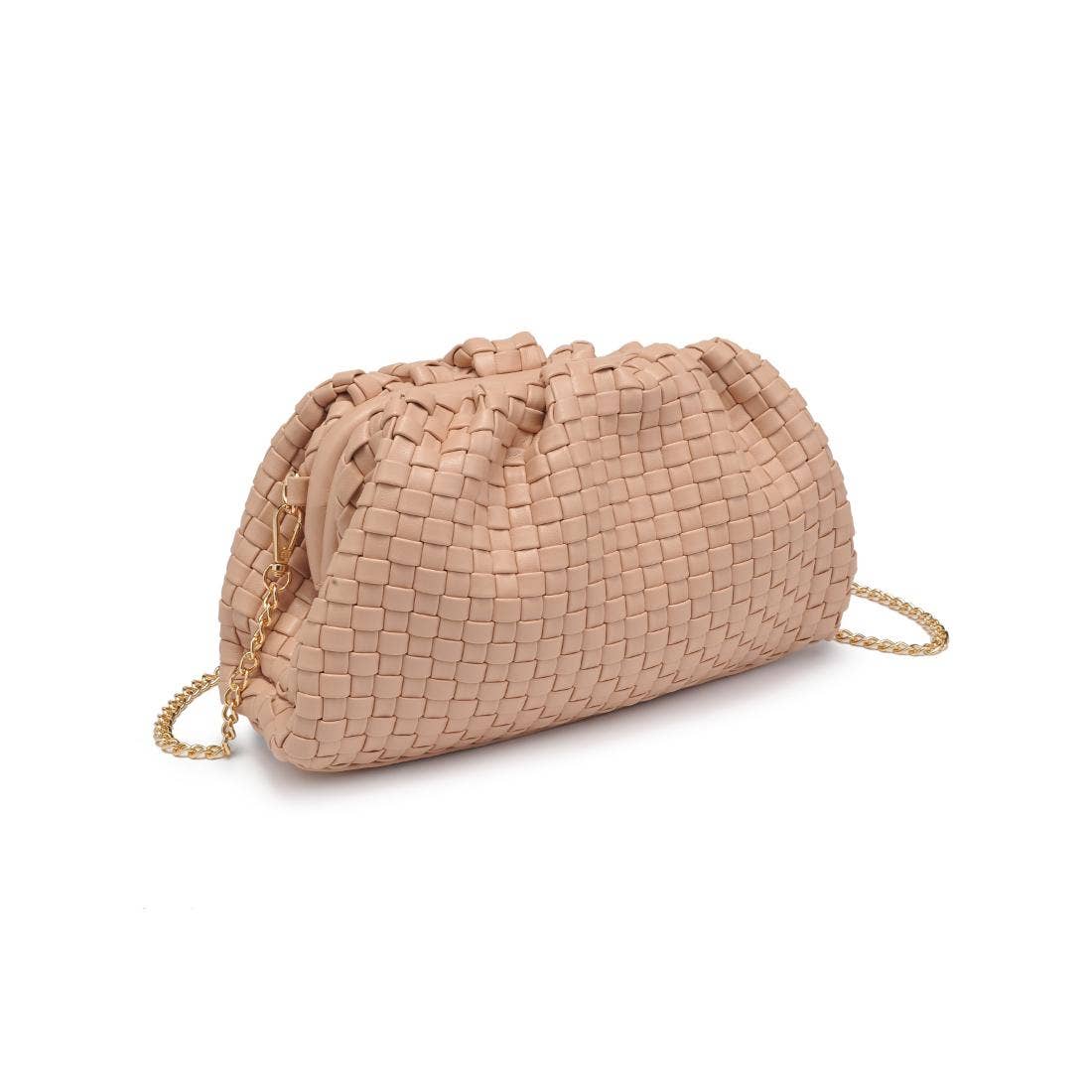 Tate Woven Frame Clutch