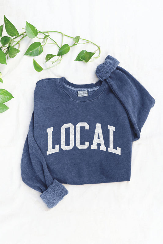 LOCAL  Mineral Washed Graphic Sweatshirt