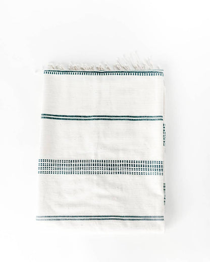 Aden Cotton Throw Blanket | Handwoven in Ethiopia