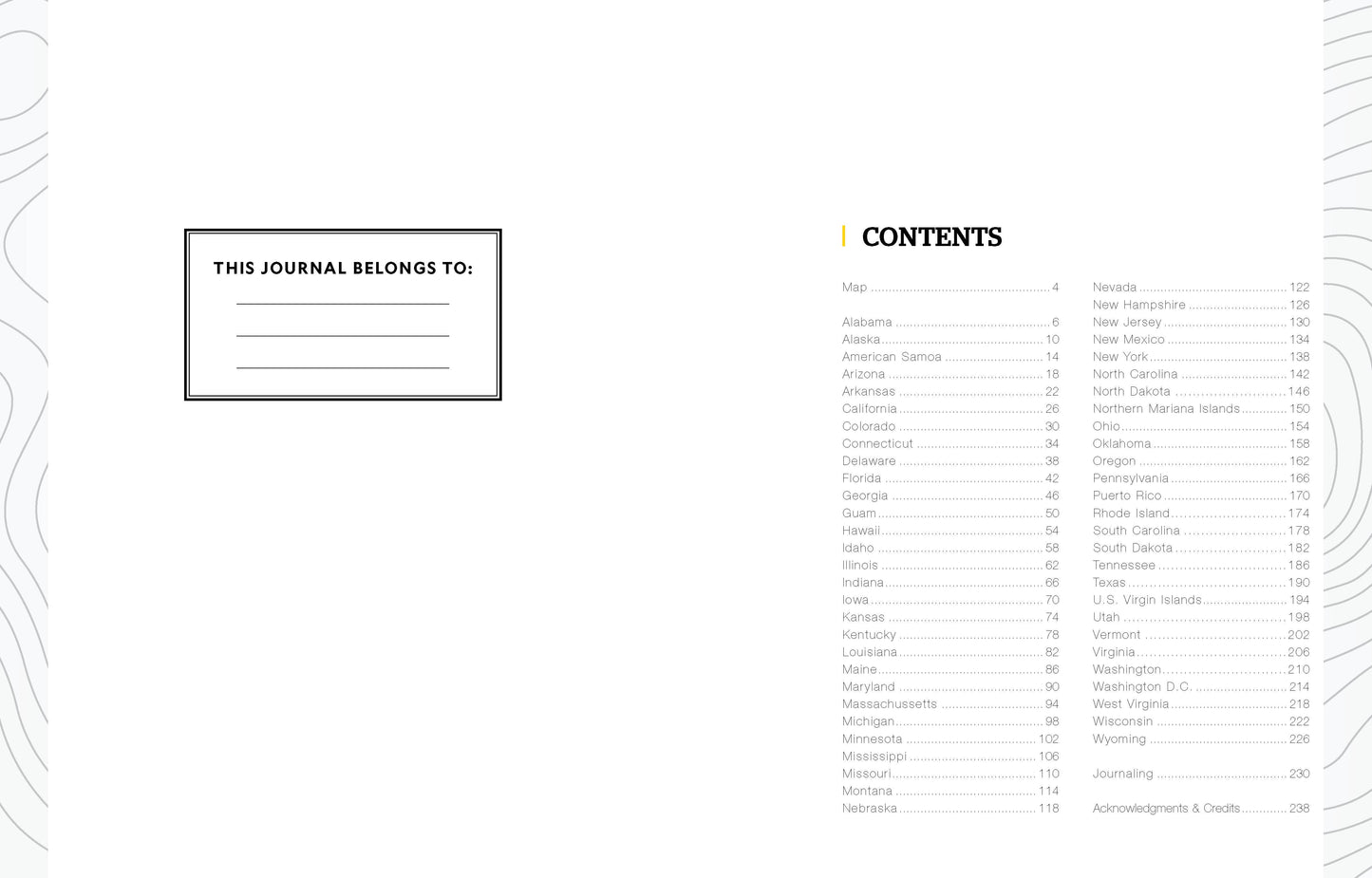 50 States 5000 Ideas Journal