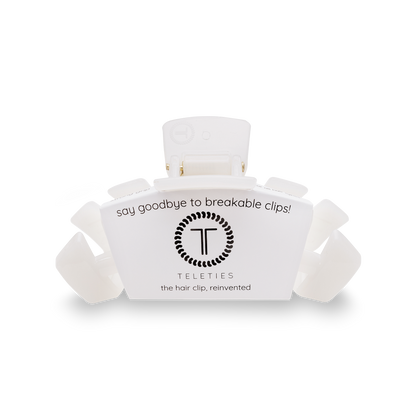 Classic Hair Clip | Small | Coconut White