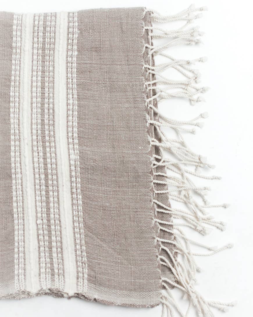 Aden Cotton Throw Blanket | Handwoven in Ethiopia