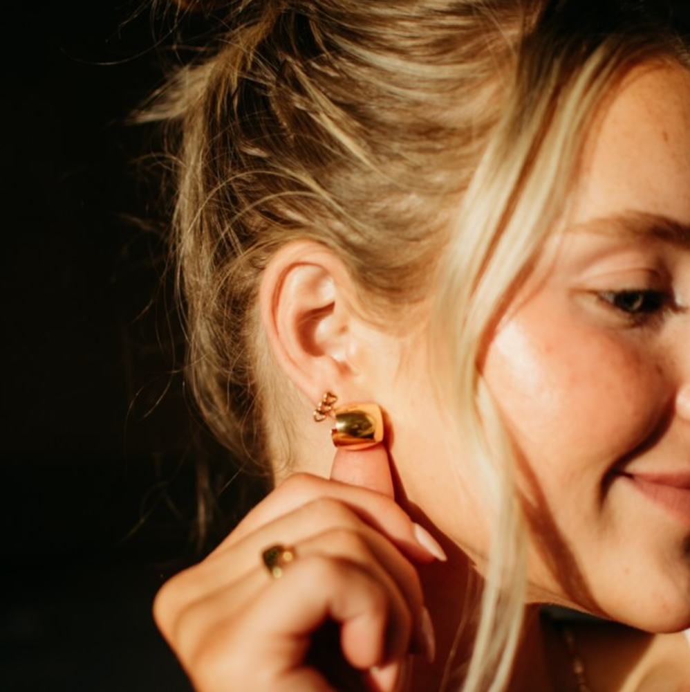 Gold Foil Earrings