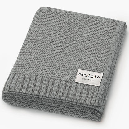 100% Organic Luxury Cotton Swaddle Receiving Baby Blanket