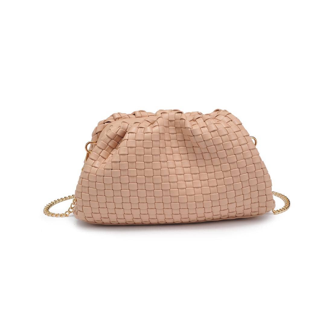 Tate Woven Frame Clutch