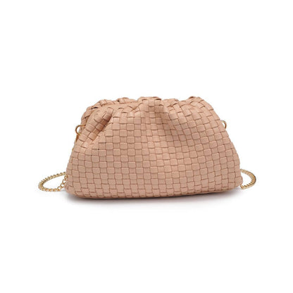 Tate Woven Frame Clutch