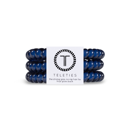 Spiral Hair Coils | Small | Nantucket Navy