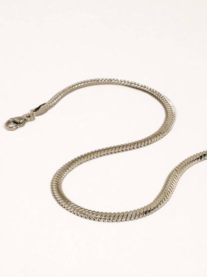 Papillon 18K Gold Non-Tarnish Classic Snake Chain Necklace