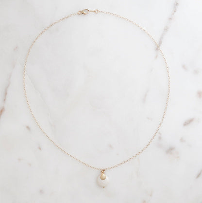 Pearl & Scallop Shell Necklace