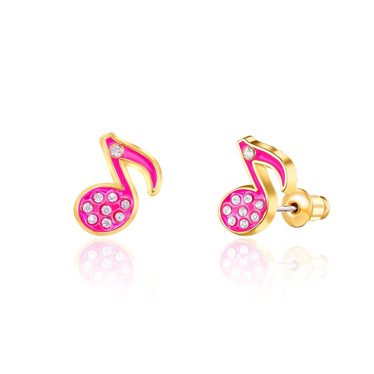 Music Notes Cutie Stud Earrings