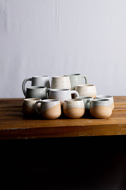 Ceramic Tall Round-Bottom Mug - 16 ounce mug