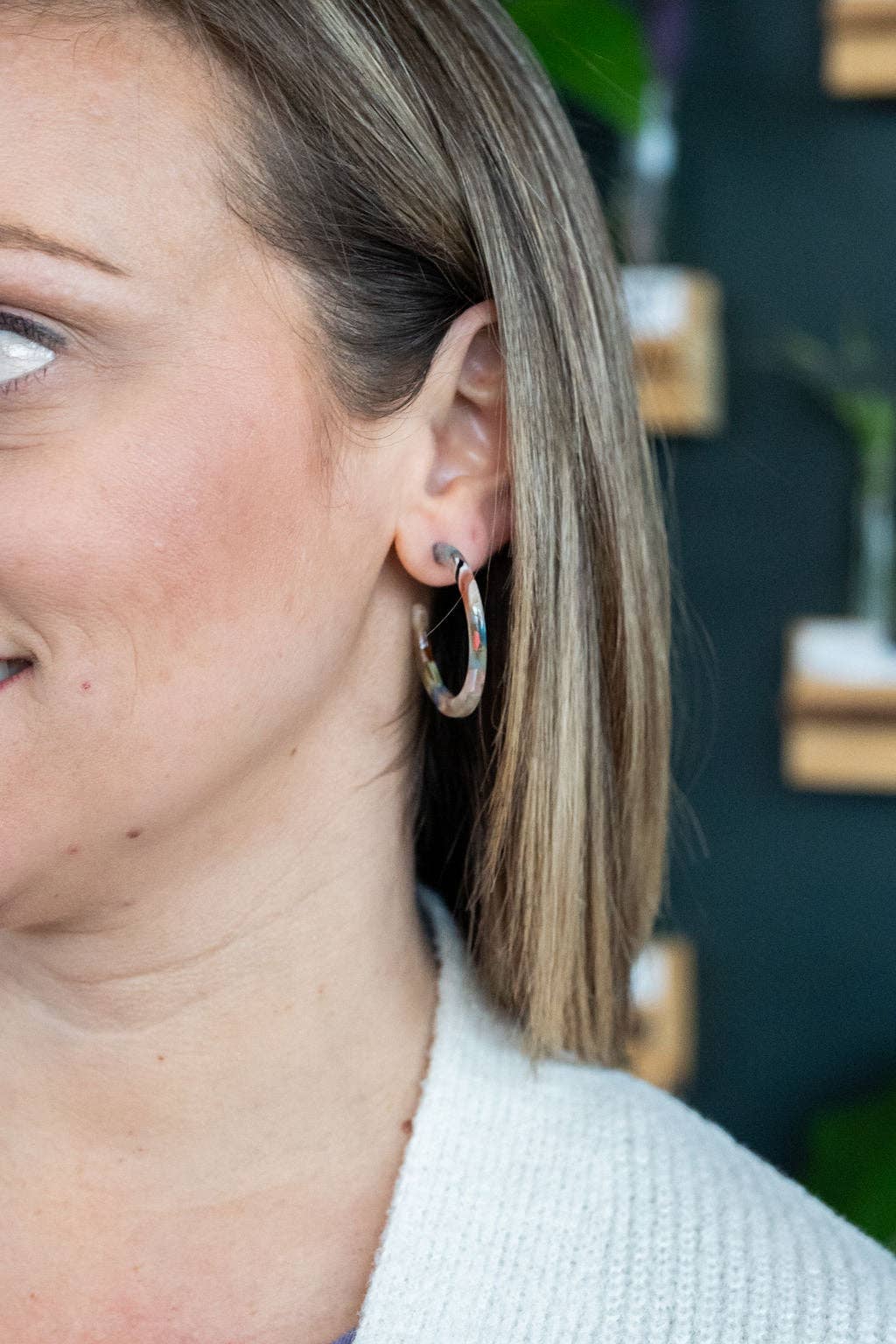 Camy Hoops - Multicolor // Jewelry, Earrings, Gift