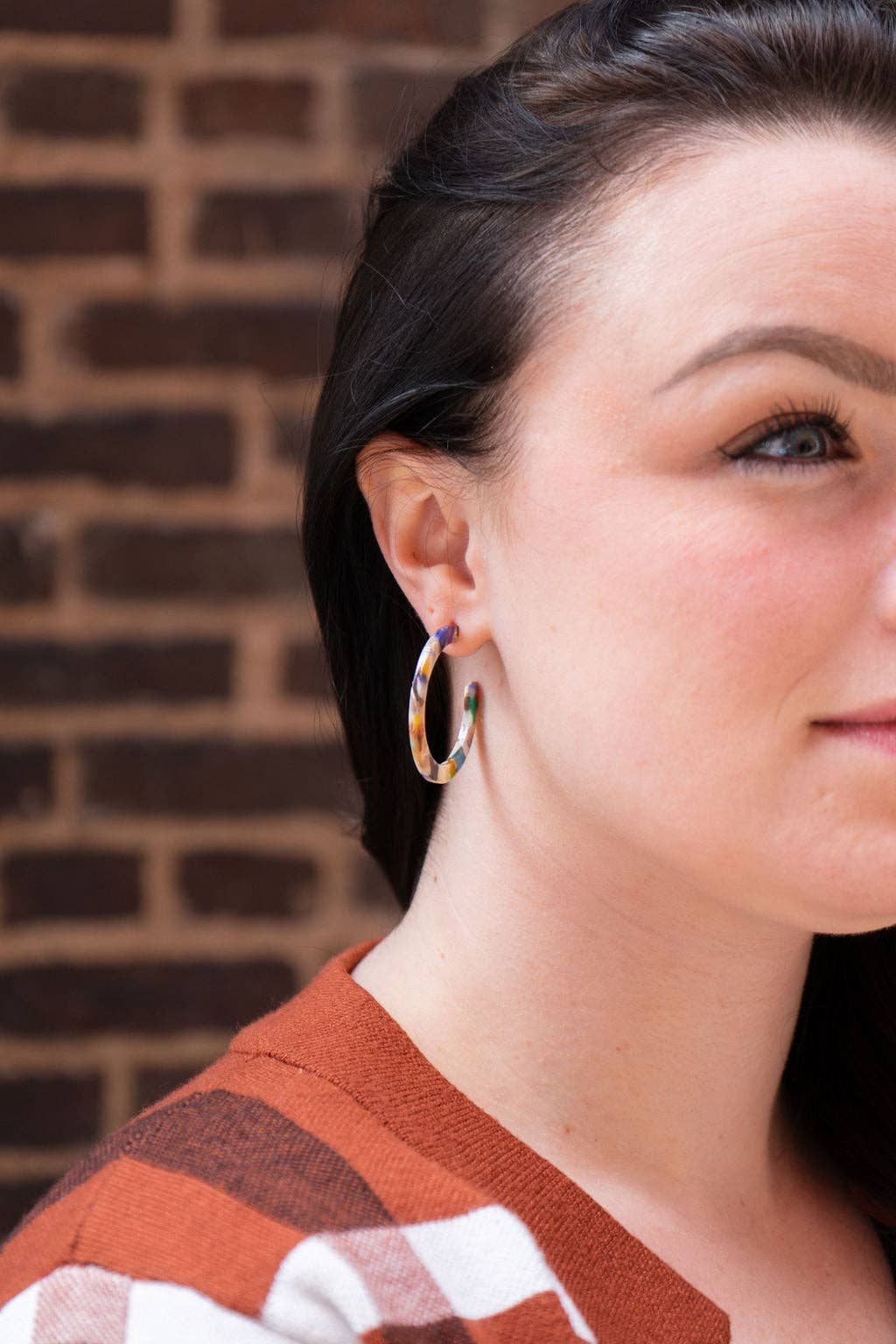 Camy Hoops - Multicolor // Jewelry, Earrings, Gift