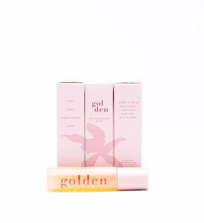 golden • clean roll-on perfume