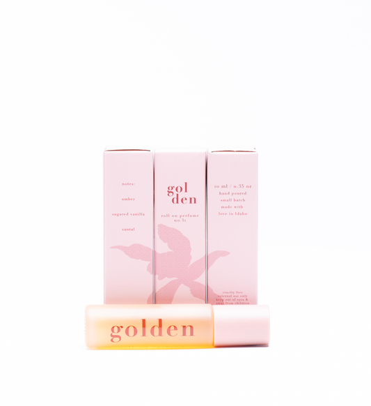 golden • clean roll-on perfume