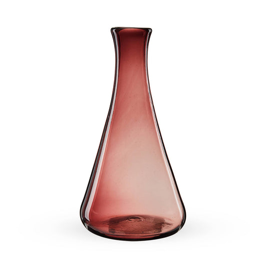 Segunda Vida Rosado Hand Blown Recycled Glass Wine Decanter