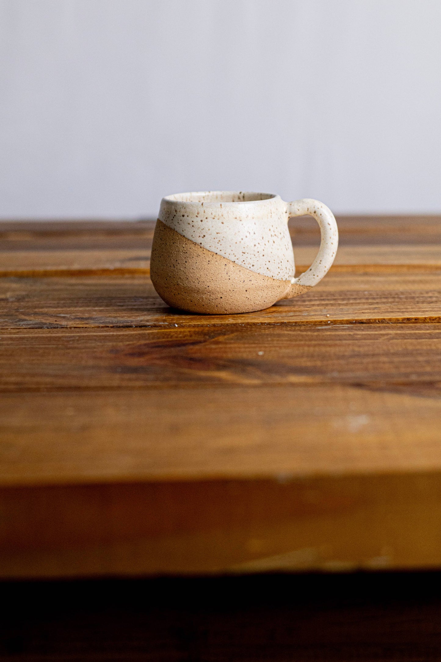 Handmade Espresso Mug/Tea Cup with handle- 4 ounces