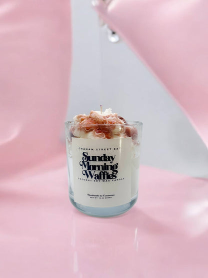 Waffles Dessert Candle