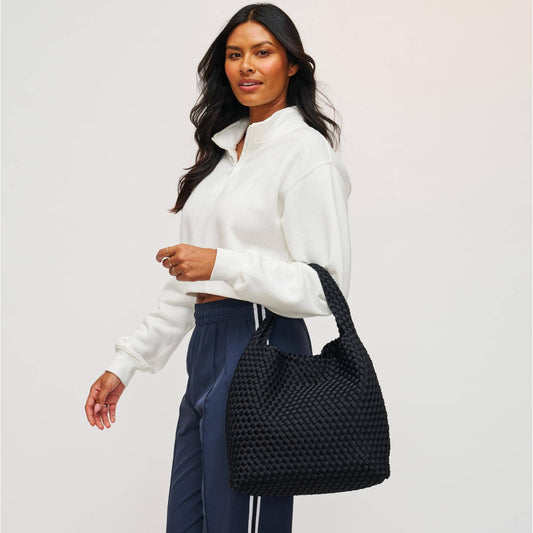 Celestial Woven Neoprene Hobo