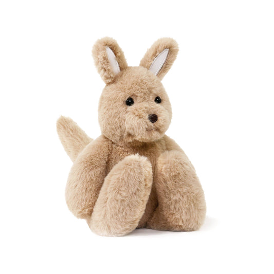  Little Kip Kangaroo – Soft Toy (Vegan Angora) 10" / 25cm