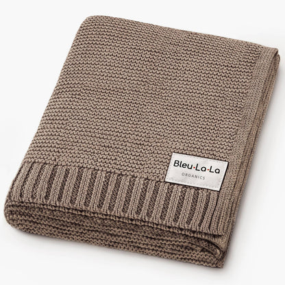 100% Organic Luxury Cotton Swaddle Receiving Baby Blanket