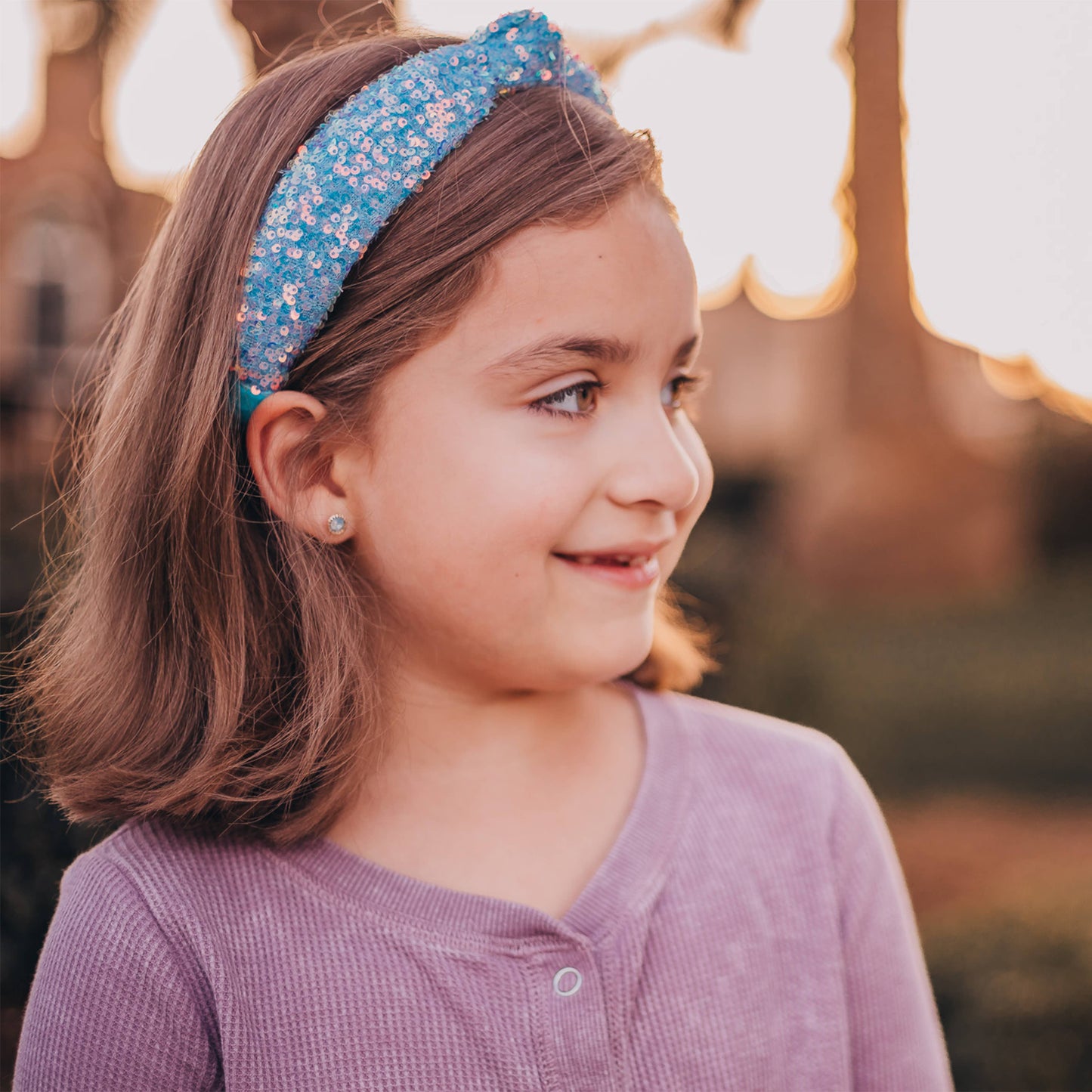 Kids Knot Headband - Sequin Knotted Hair Band Accessories