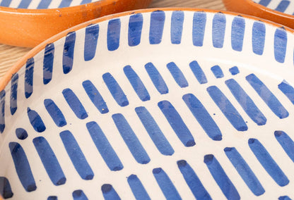 Moroccan Nesting Dish Set - Blue Stripe