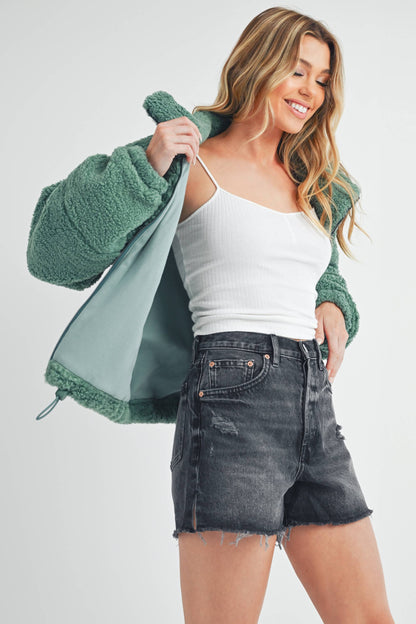 Kaori Jacket - Bone Fleece