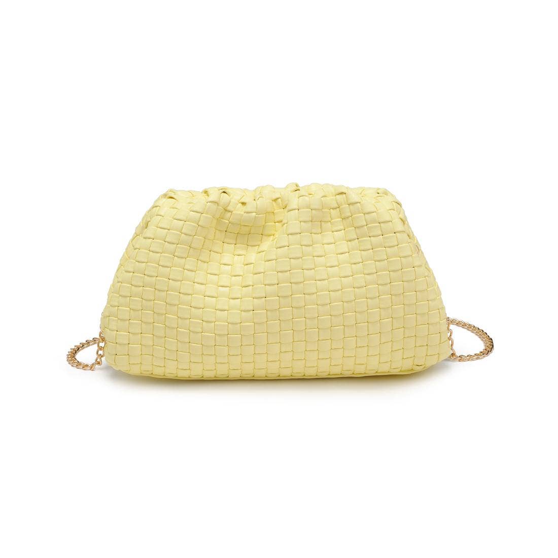 Tate Woven Frame Clutch