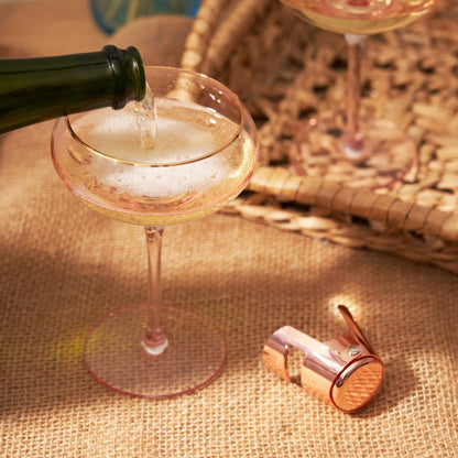 Copper-Plated Stainless Steel Heavyweight Champagne Stopper