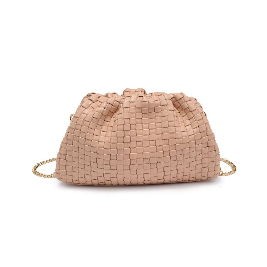 Tate Woven Frame Clutch