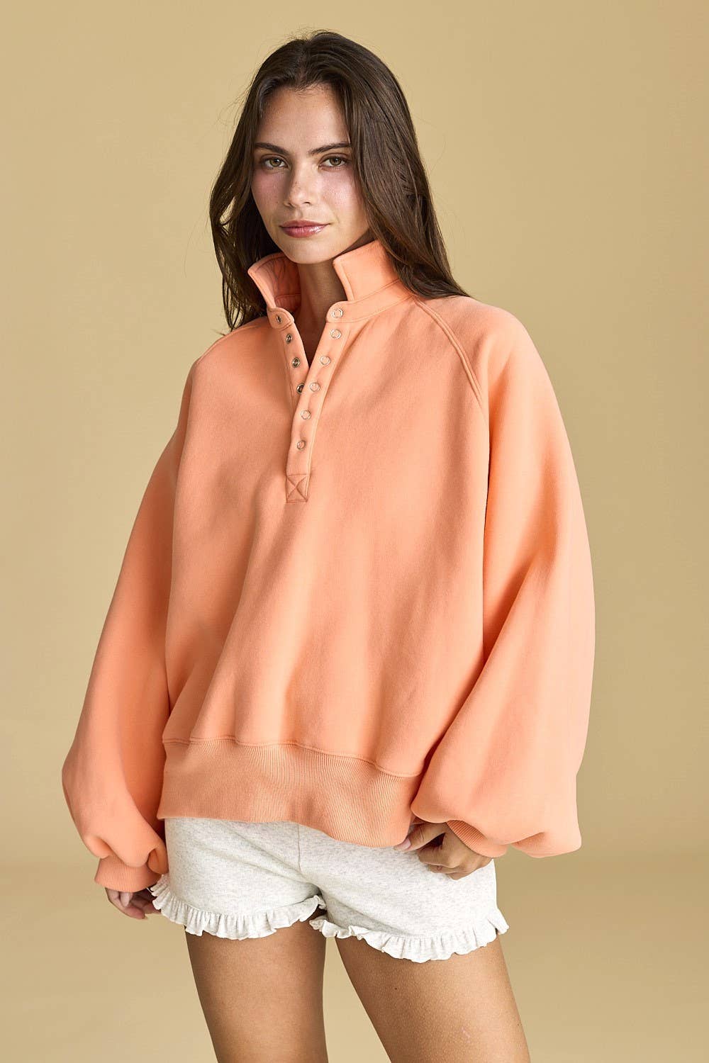 Piper Snap Button Collared Sweater
