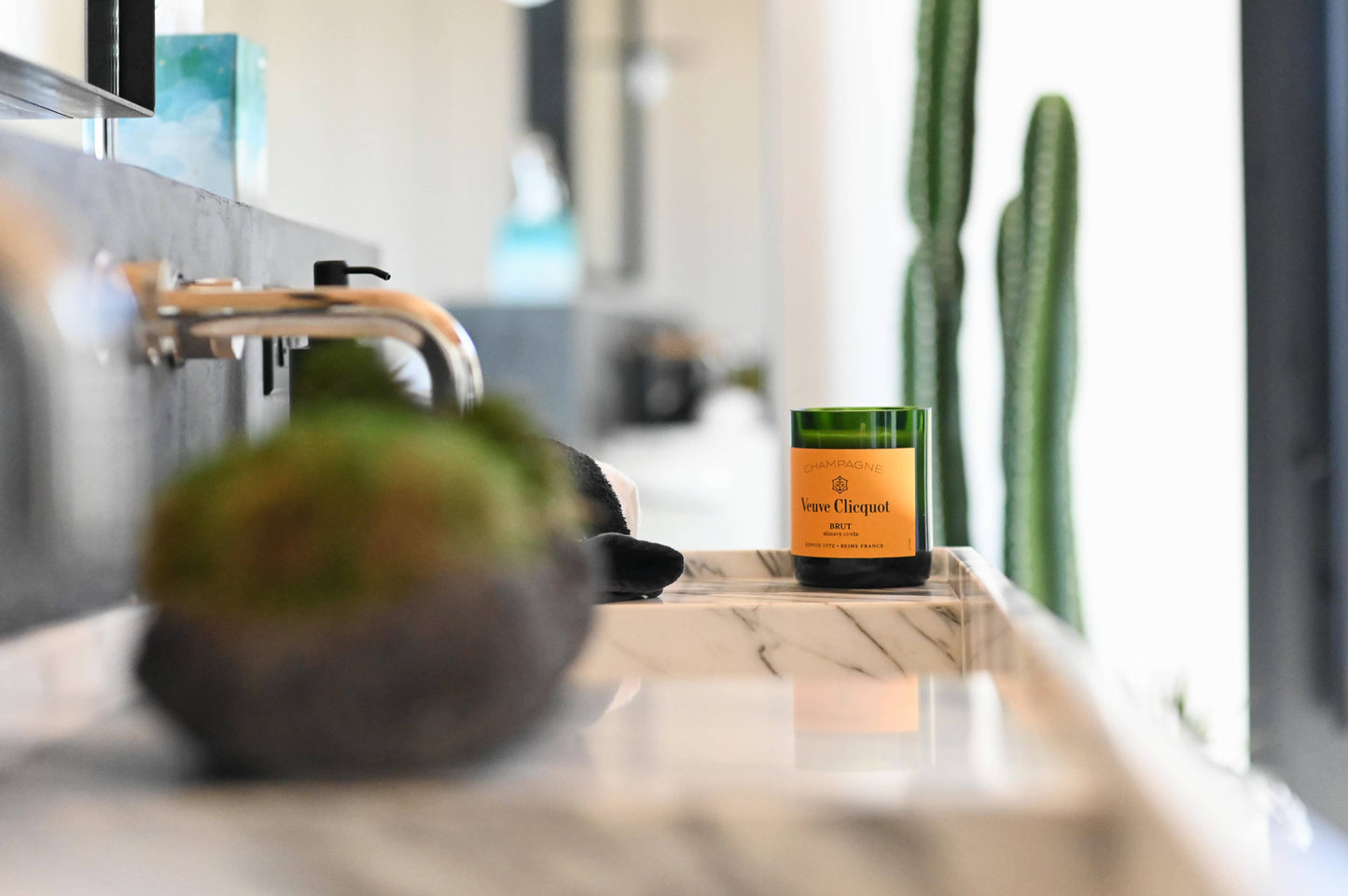 Recycled Veuve Novelty Candle