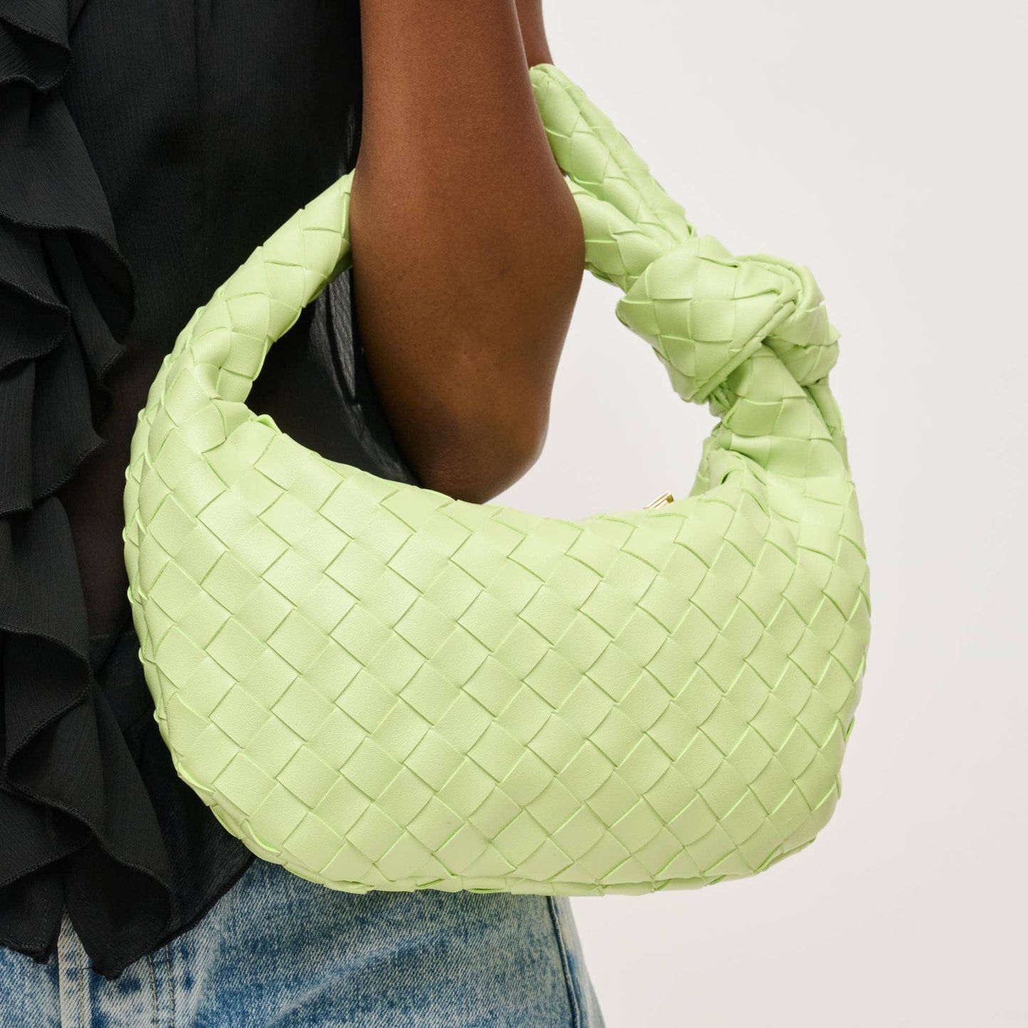 Lizbeth Woven Knot Clutch