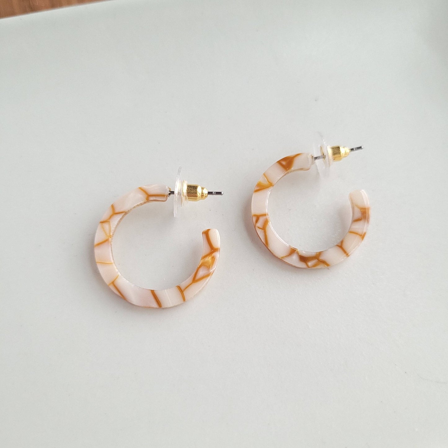 Cam Mini Hoops - Pumpkin Spice // Jewelry, Earrings, Fall