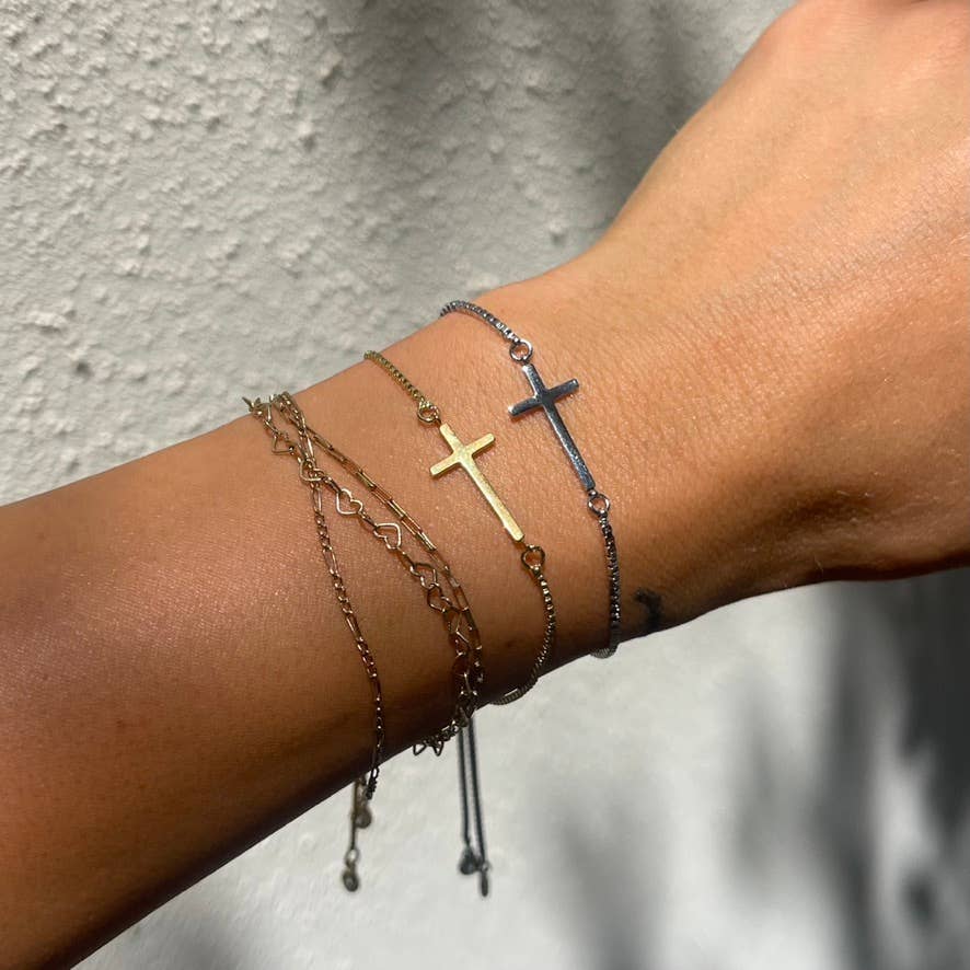 Cross Slider Bracelets