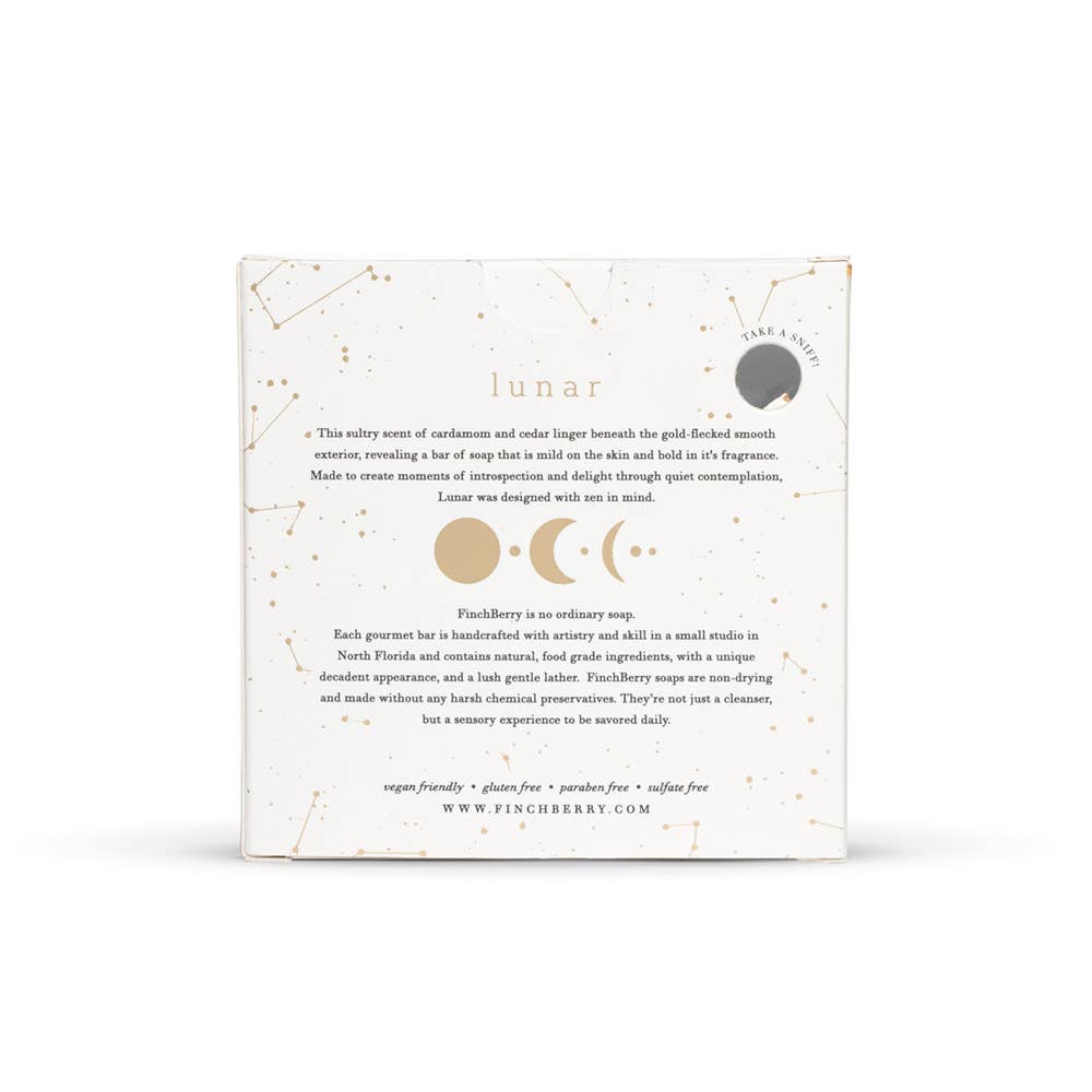 Lunar Soap Vegan-Friendly 
Gluten-Free Boxed Soap