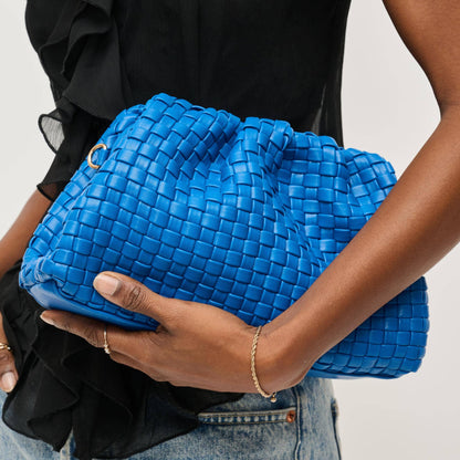 Tate Woven Frame Clutch