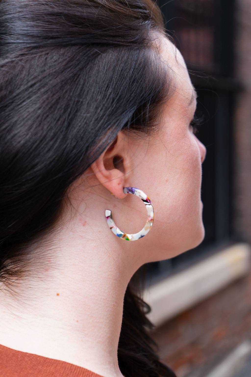 Camy Hoops - Multicolor // Jewelry, Earrings, Gift