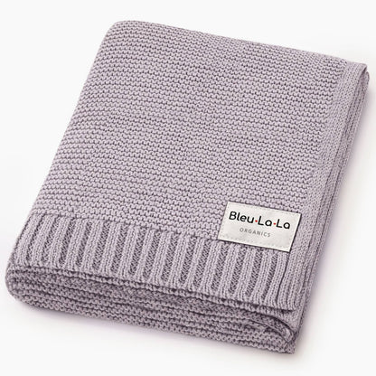 100% Organic Luxury Cotton Swaddle Receiving Baby Blanket