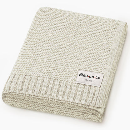 100% Organic Luxury Cotton Swaddle Receiving Baby Blanket