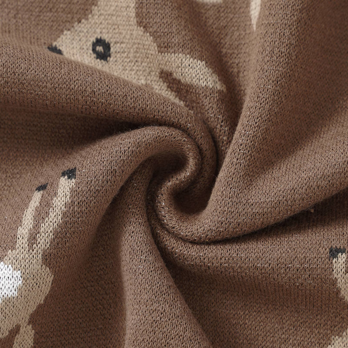 100% Luxury Cotton Receiving Swaddle Baby Blanket - Deer