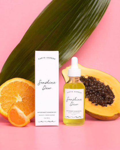 SUNSHINE DEW Antioxidant Cleansing Oil.