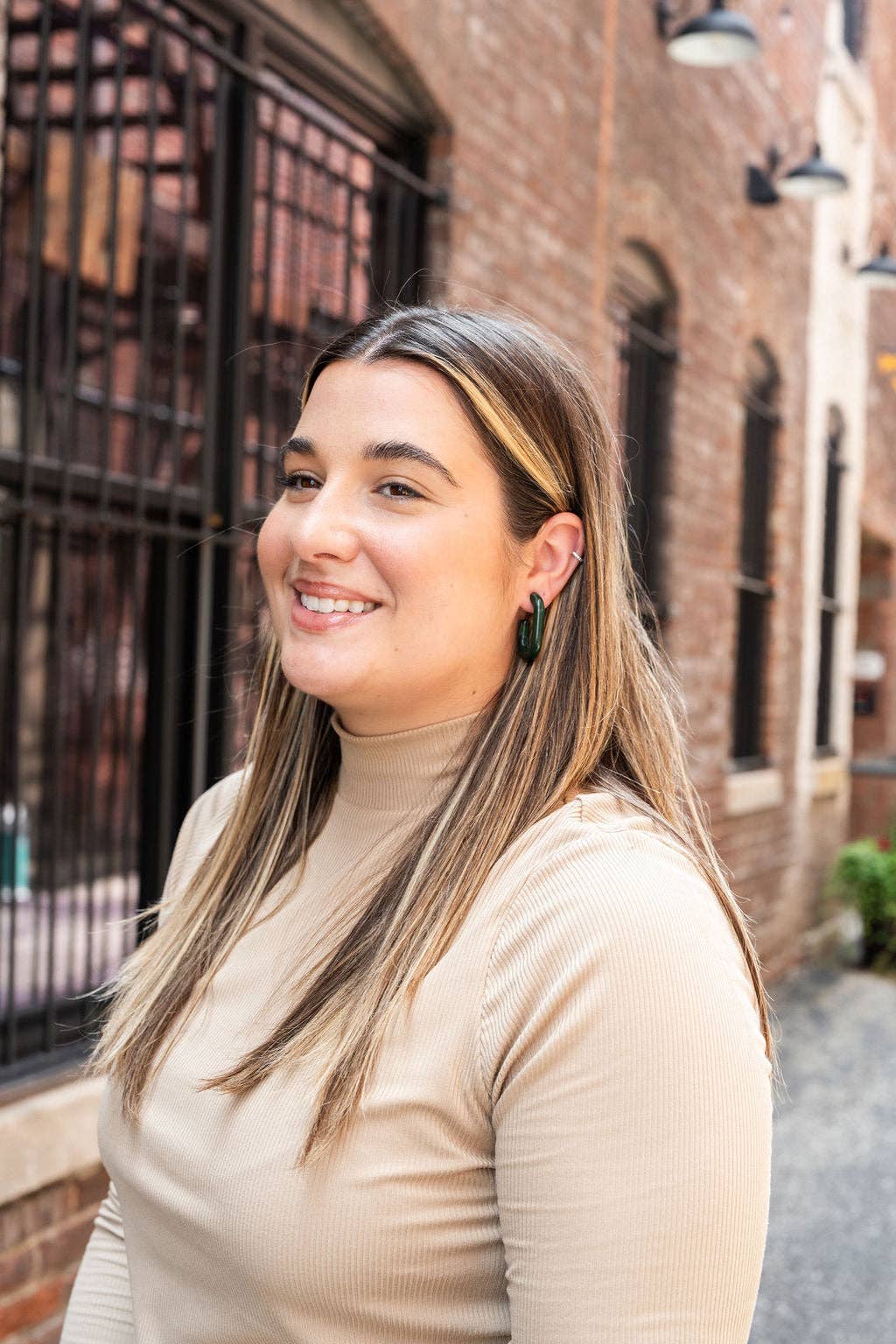 Joanna Hoops - Forest Green // Jewelry, Earrings, Fall