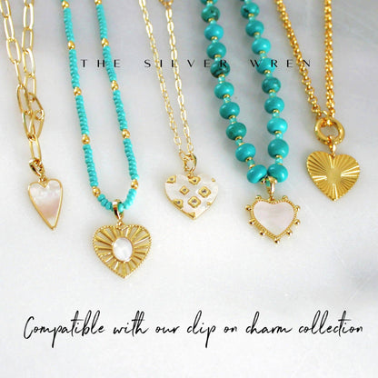 Zia Turquoise Stone Candy Necklace