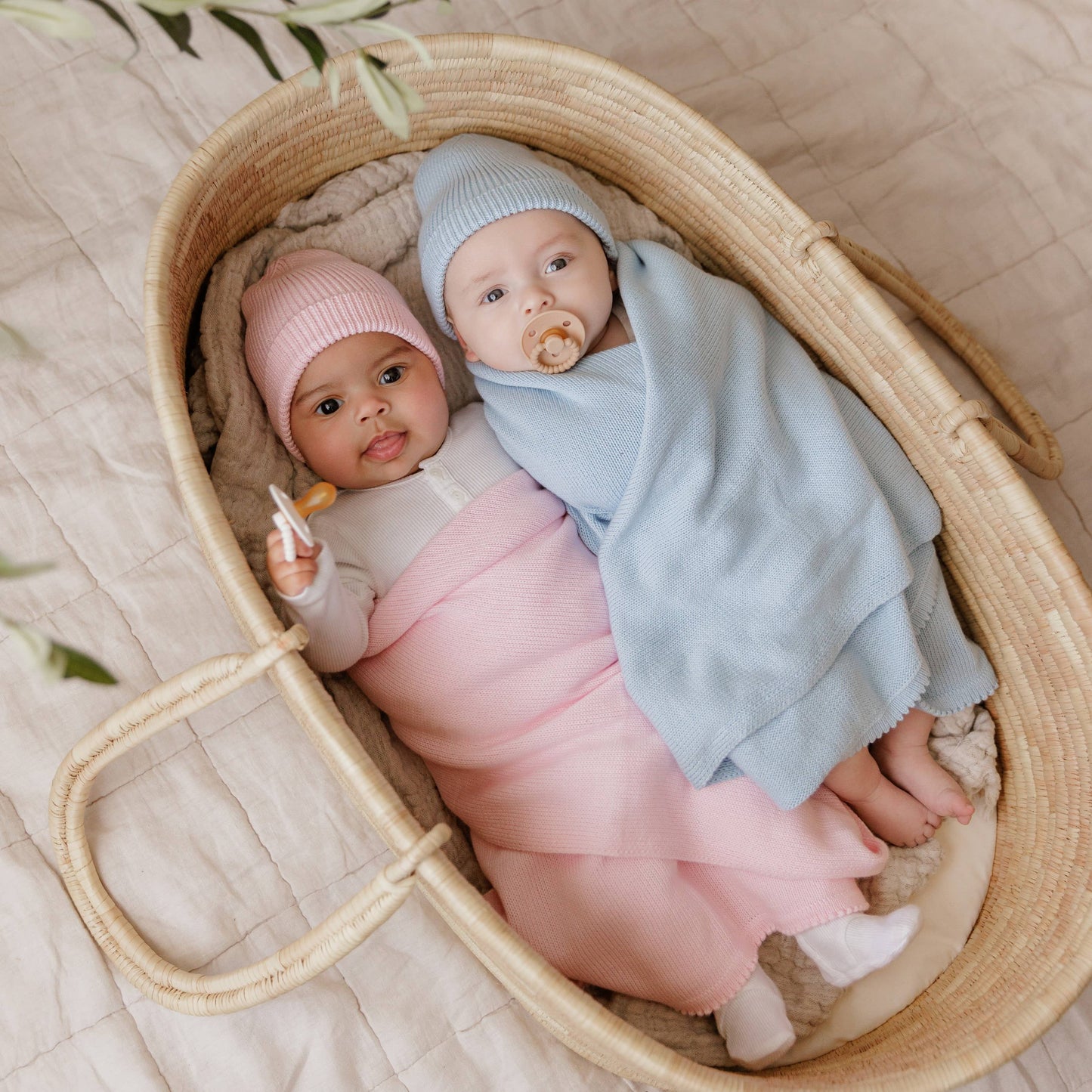 100% Organic Cotton Luxe Collection Baby Swaddle Blanket