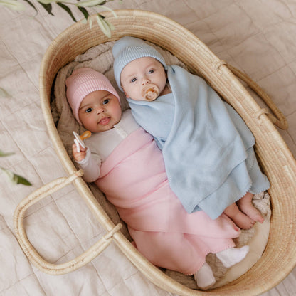 100% Organic Cotton Luxe Collection Baby Swaddle Blanket