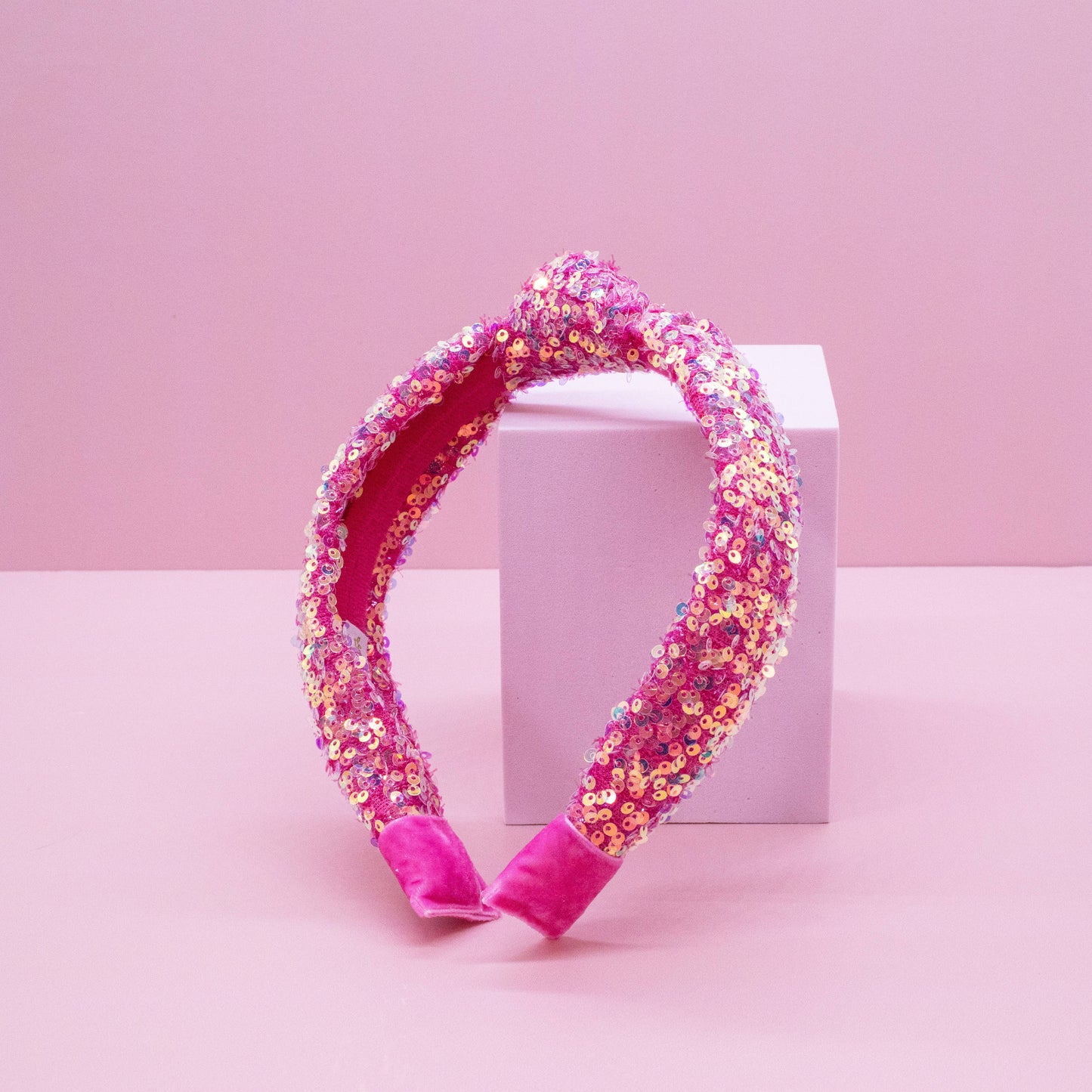 Kids Knot Headband - Sequin Knotted Hair Band Accessories