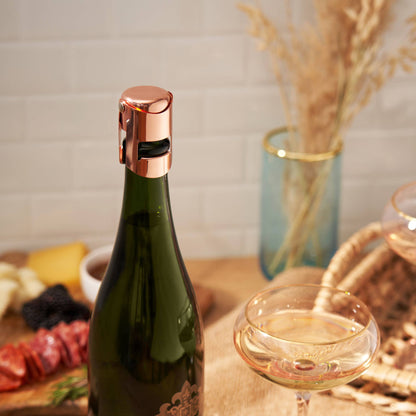 Copper-Plated Stainless Steel Heavyweight Champagne Stopper